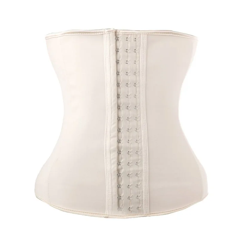 Женский резиновый корсет из 9 стальных костей для талии латексный пояс