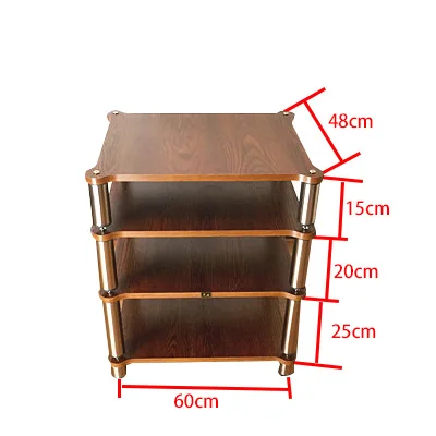 4 Layer Height 1 HIFI аудио динамик сабвуферный усилитель декодер усилителя разделенная версия деревянная рама стойка оборудование амортизатор штатив полка ножка - Цвет: 4 Layer Height 1