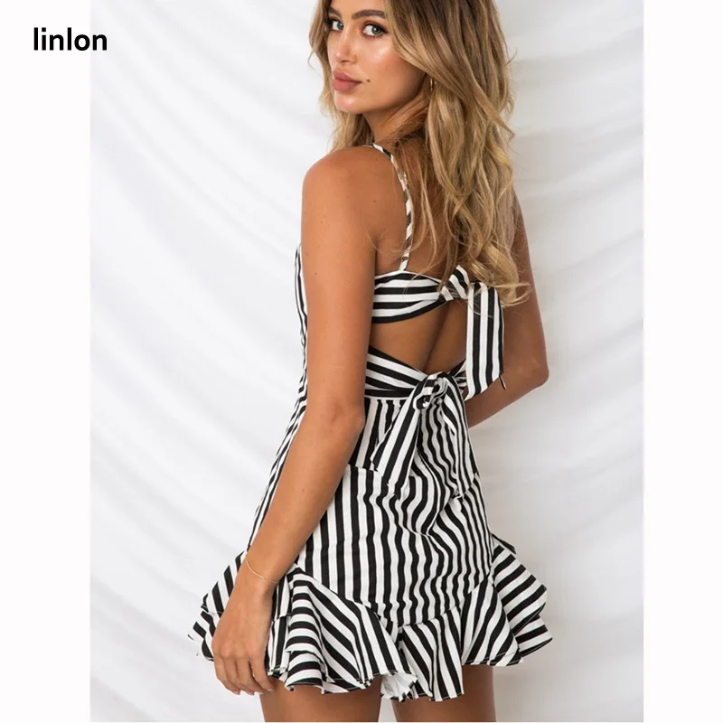 Linlon Chic Стиль шифон без рукавов платье с цветочным рисунком модная женская S-XXL