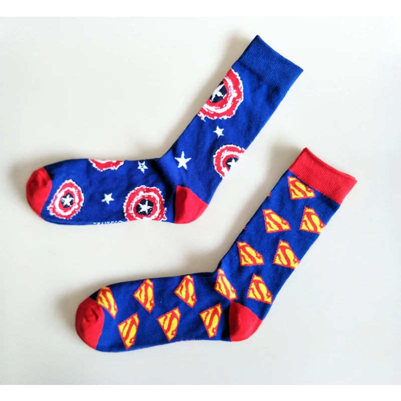 Носки мужские длинные с героями мультфильмов 2 пары в упаковке|street socks|designer socks for mensocks men |