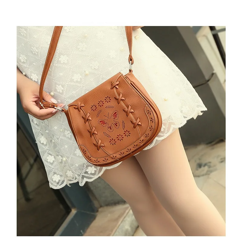 Женские сумки-мессенджеры из искусственной кожи с бабочками винтажные сумки на