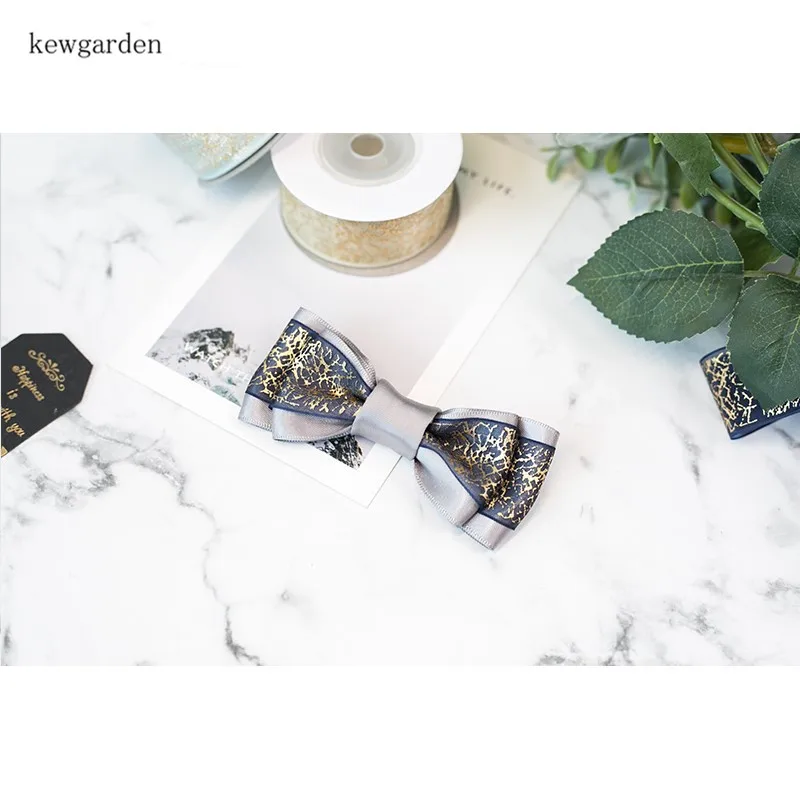 Kewgarden DIY брошь заколка аксессуары Горячая штамповка Золотой Тюль Марля Кружева
