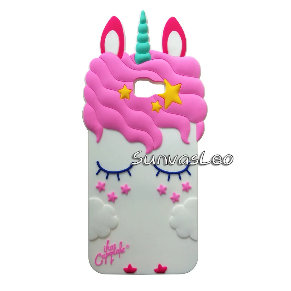White Pretty Unicorn Для samsung Galaxy J4+ J6+/J4 Prime J6 Prime 3D чехол Мягкий силиконовый чехол с мультяшным рисунком задняя крышка для телефона J4 Plus/J6 Plus - Цвет: White Pretty Unicorn