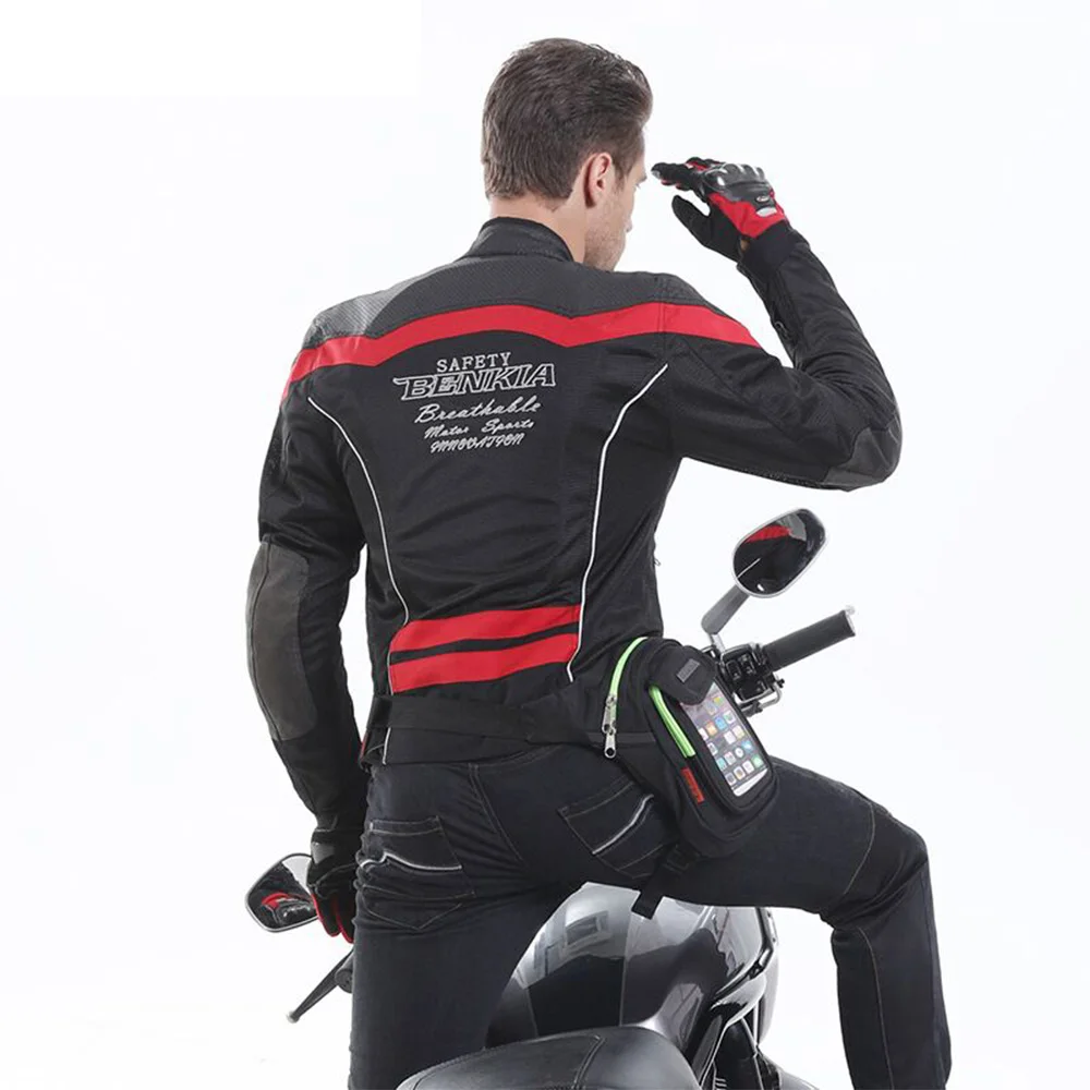 Мотоциклетная сумка BENKIA уличная на бедро с карманом талию|side bag|bag motobag motorcycle |