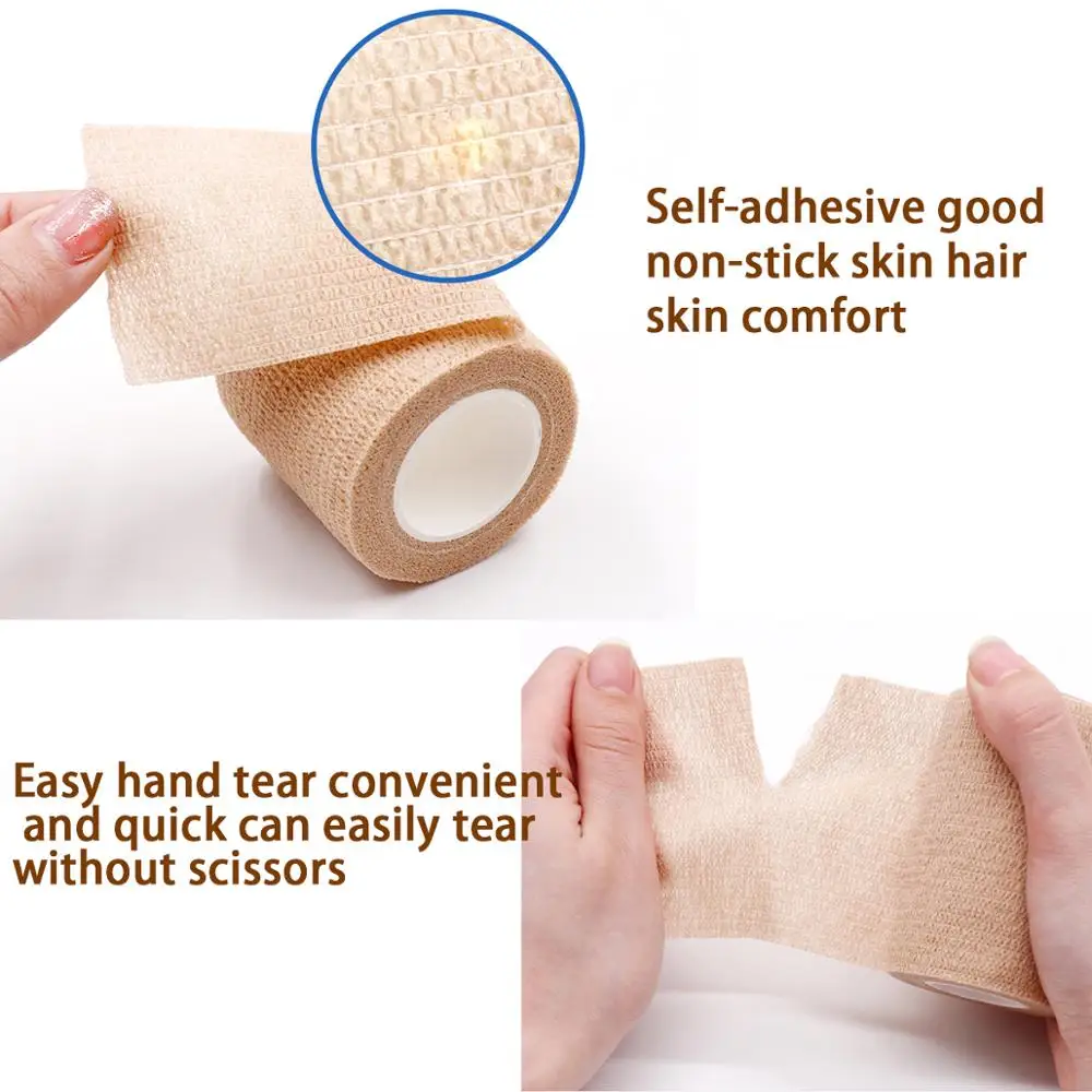 1 лента из ПК водонепроницаемый самоклеющийся эластичный бандаг первой помощи