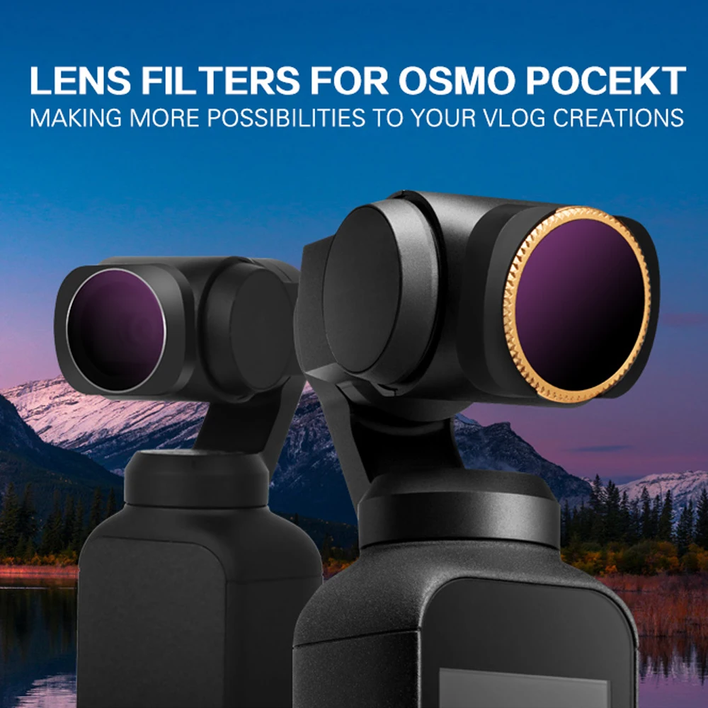 Комплект фильтров для DJI OSMO карманный фильтр ручной карданный фильтр для объектива камеры Osmo карманный фильтр ND MCUV CPL ND64-PL ND32-PL ND4 ND8