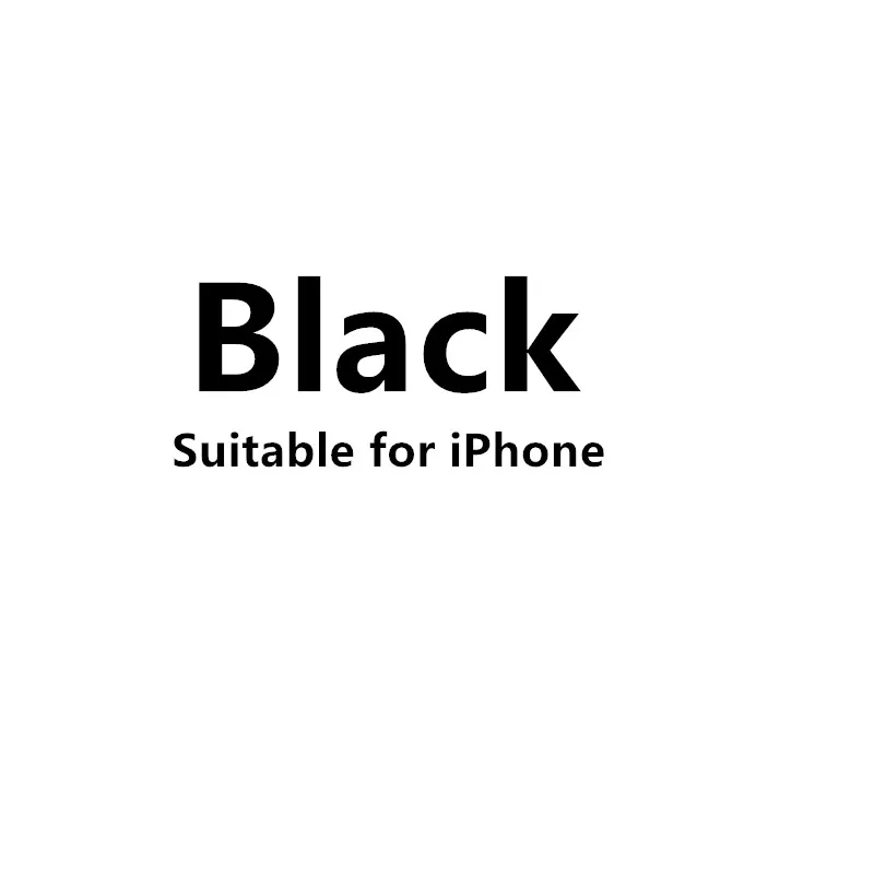 Black Для iPhone 7 8plus xs max xr x разветвитель 8 pin to 3,5 мм aux Jack& Charging to type c адаптер для huawei samsung cargador y audio - Цвет: Black
