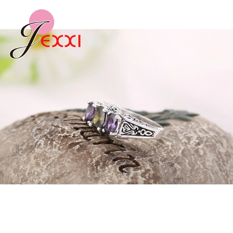 Женское кольцо из серебра 925 пробы с фианитом|ring fashion jewelry|jewelry ring boxring fitting |