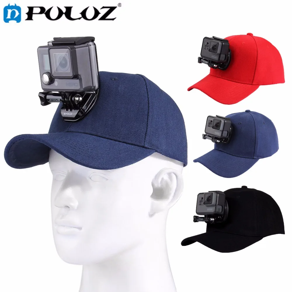 Аксессуары PULUZ для Go Pro уличная солнцезащитная Кепка Topi бейсболка с креплением GoPro