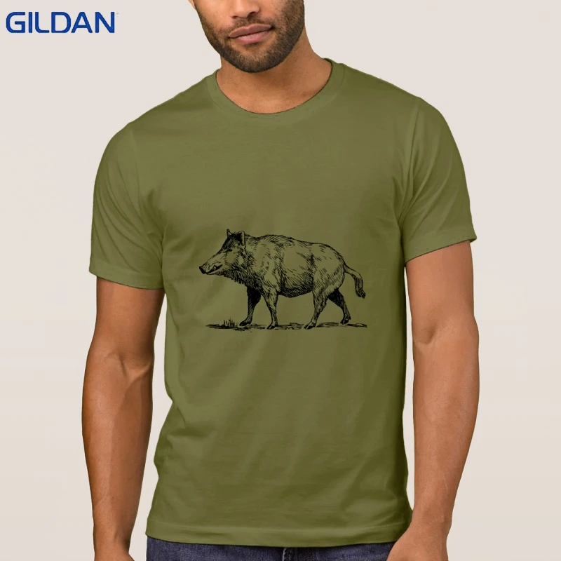 Кабан футболка Дизайн Уникальная человек 2018 Новый Camisetas Юмористические Футболка
