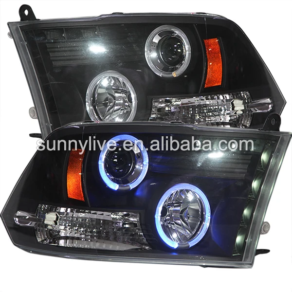 Головной Светодиодный светильник ангельские глазки для Chrysler Dodge Ram 1500 2009-2015 года с