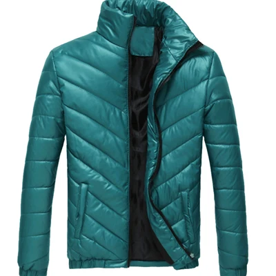 Green UNIVOS KUNI,, мужское хлопковое пальто, толстое, теплое, однотонное, Брендовое, дикое, уличное пальто, пальто, модное, для мальчиков, большой размер, 5XL, J607 - Цвет: Green