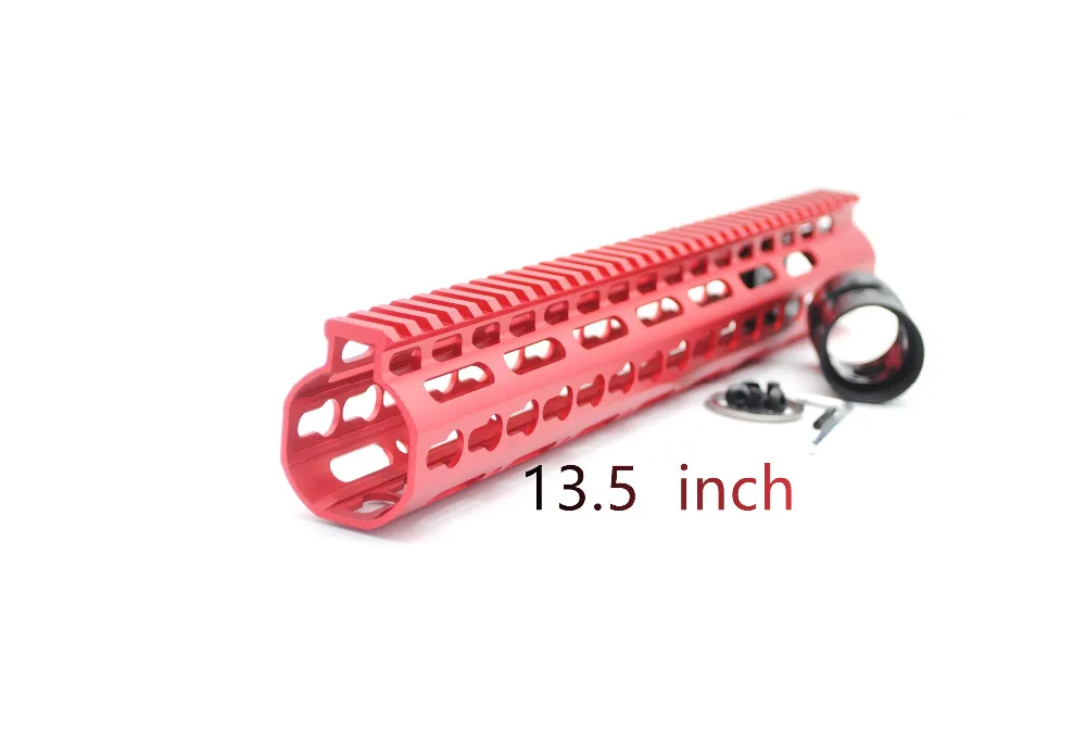 Красный анодированный 7 'Ə'' 10 '཈'' 13 5 'ཋ'' дюймовый Keymod Handguard Rail