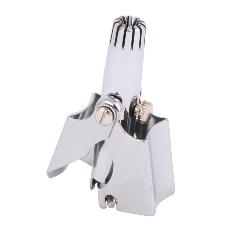 Ручной триммер для носа из нержавеющей стали механический волос в носу