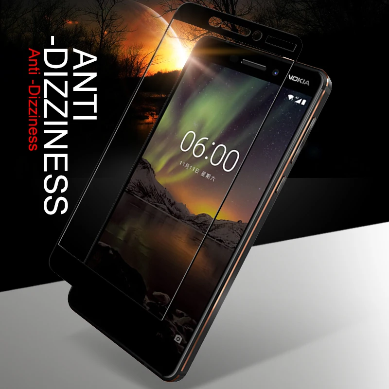 Защитное стекло TOMKAS для Nokia 3 5 8 закаленное защитное 9H 6 7 стекло|Защитные стёкла и