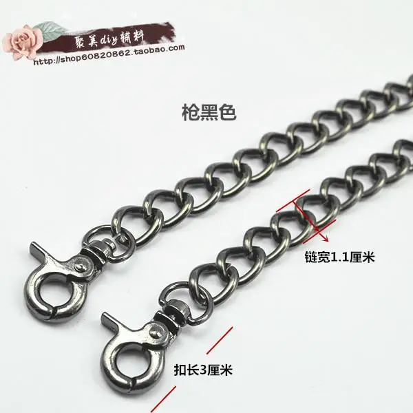 Бесплатная доставка Высокое качество Сумочка с металлической цепочкой ремень diy