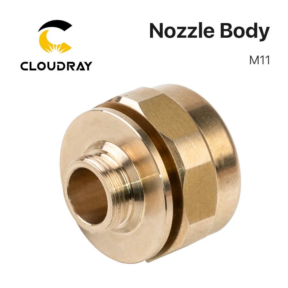 Cloudray Precitec M11 насадки для тела, аксессуары для предотвращения столкновений, держатель насадок, медное волокно, лазерная режущая головка, запасные части