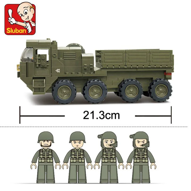 Sluban Совместимость военного танка блоки 2-ой мировой войны армии цифры серии комплект войска конструкторных блоков, Детские кубики Вертолет модель игрушки