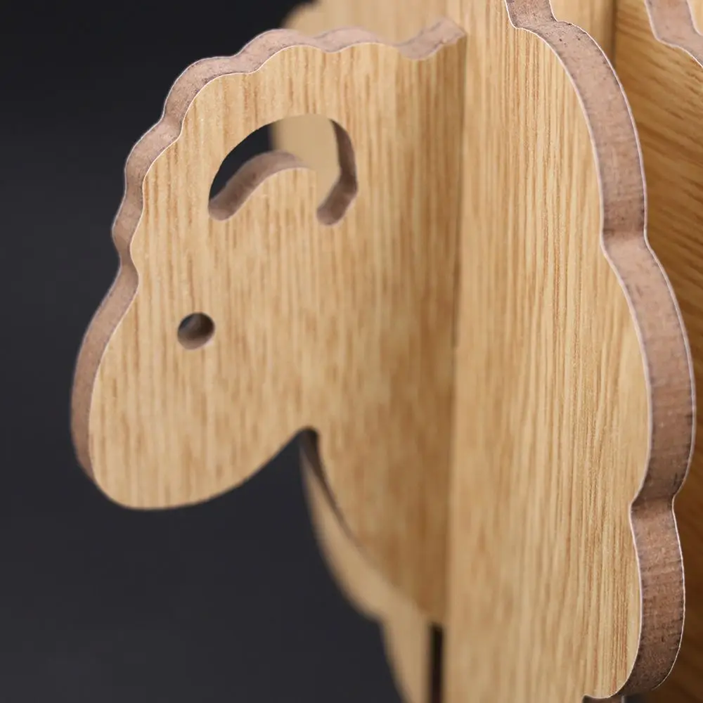 1 комплект креативная форма овец деревянный подстаканник Нескользящие подставки