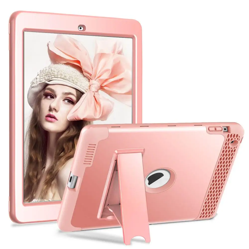 4 Для Apple ipad 2 3 4 чехол сверхмощный Гибридный армированный ПК+ Силиконовый детский противоударный защитный чехол для нового ipad 2 ipad 4 - Цвет: 4