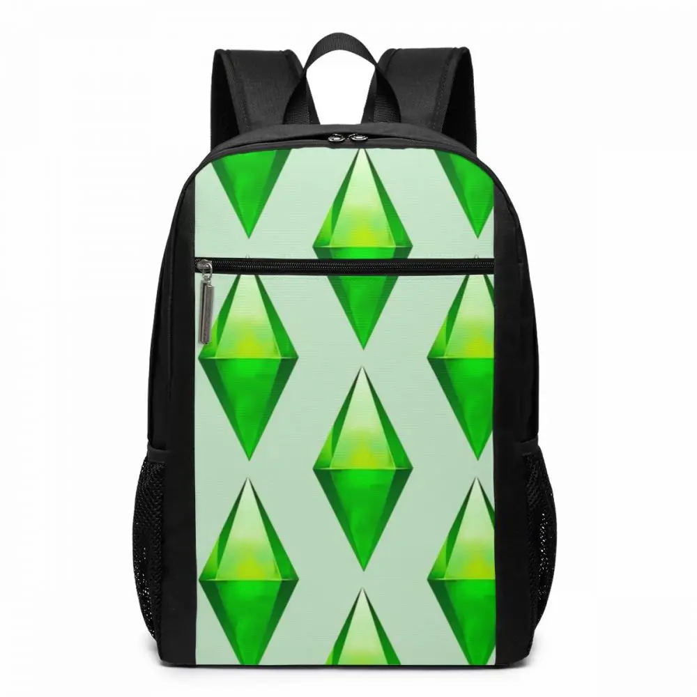 Рюкзак для игры The Sims 4 рюкзаки Plumbob многофункциональная сумка с узором высокое