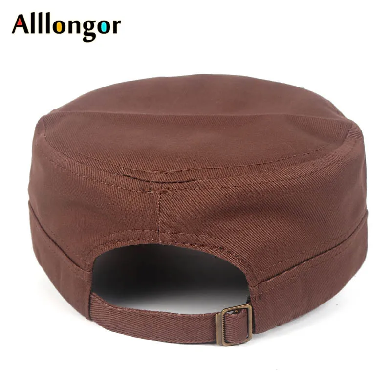 Мужская шляпа в стиле милитари черная однотонная темно-синего цвета для лета 2019 |