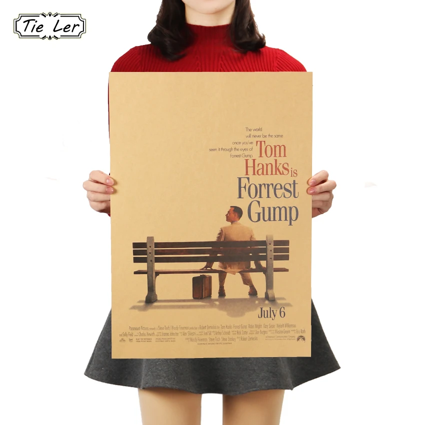Классический кинопостер bu yao shang jia Forrest Gump для самостоятельного улучшения