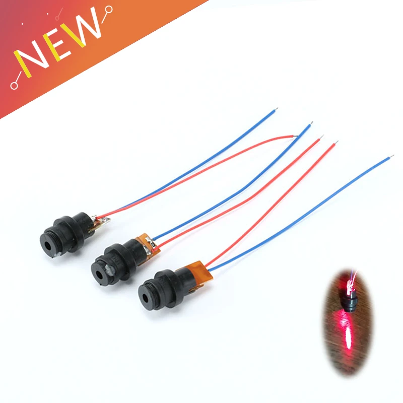 Лазерный головной модуль постоянного тока 4 5 в лазерный точечный диод Красный