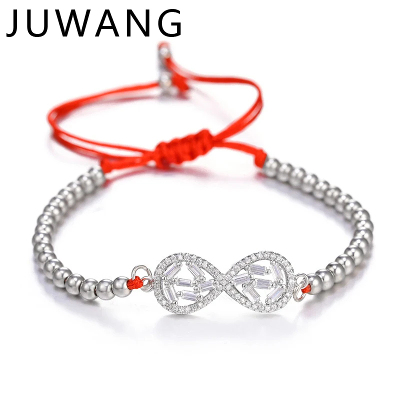 Новинка 8 бесконечный циркон браслет дружбы Бесконечность любовь для пары &