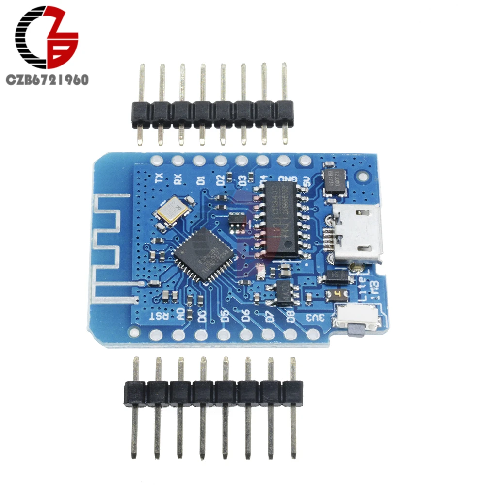 Плата разработки Wemos D1 MINI Lite V1.0.0 Shield CH340G CH340 WIFI IOT микроконтроллер ESP8285 ESP8266 для Arduino