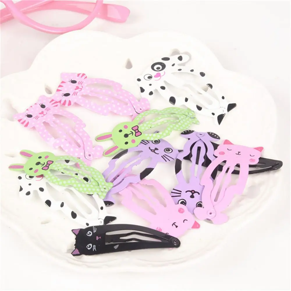 

6pcs lot Fashion Women Animal Hairpin headwear kid's barrettes Hair clips Jewelry Snap Clips Children Hair Accessories