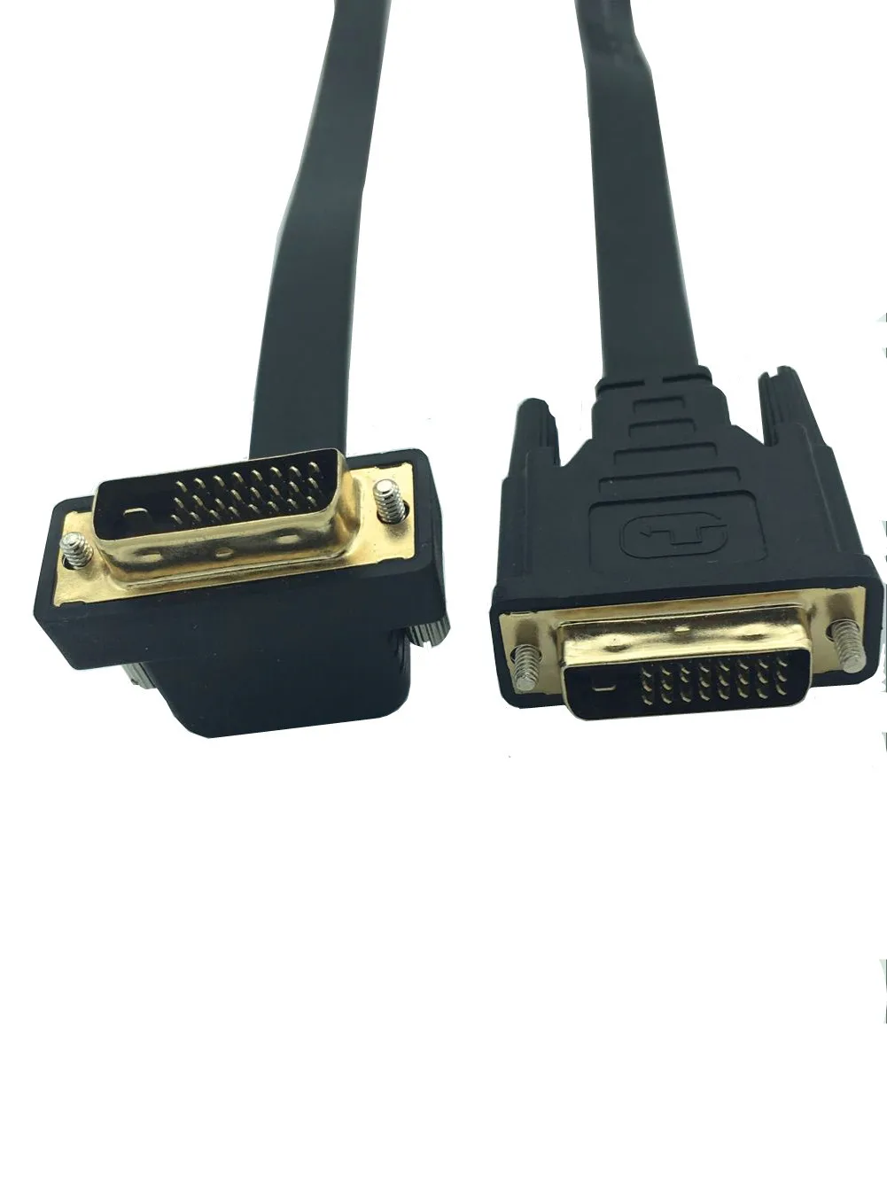 Загиб 90 градусов DVI24 + 1 Мужской/public монитора dvi линии HD кабель DVI D I|Соединители| |