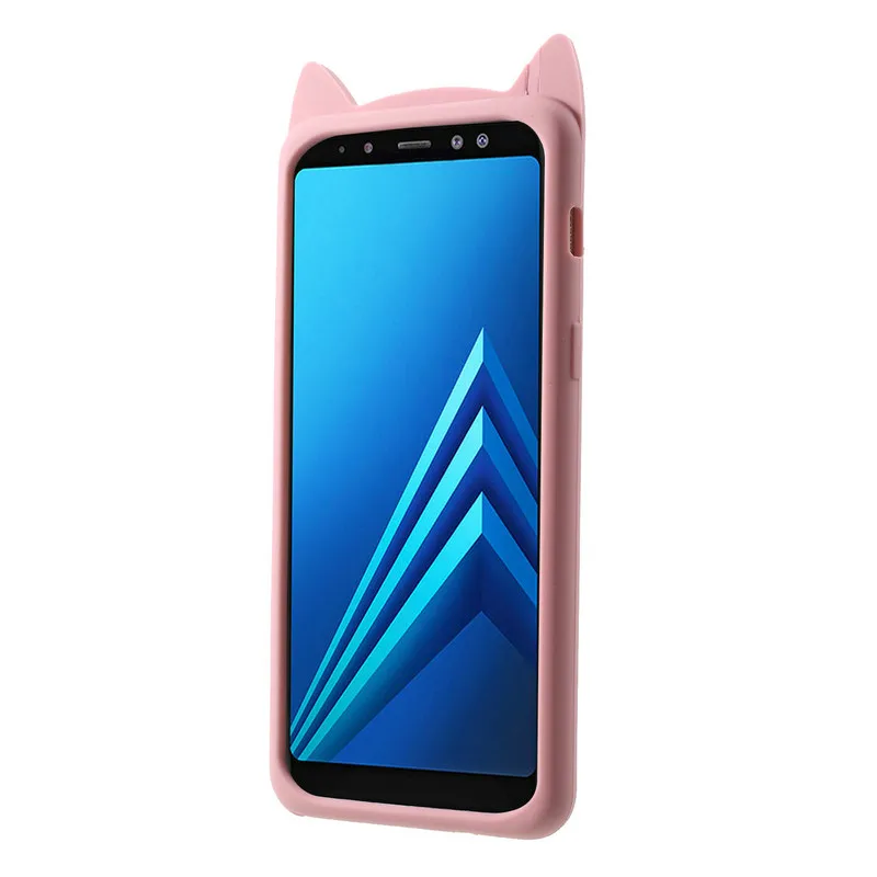 Ремешок + для Samsung Galaxy J3 J5 J7 2017 года EU J330 J530 J730 чехол 3D Усы кошка силиконовый Pro J7Max |