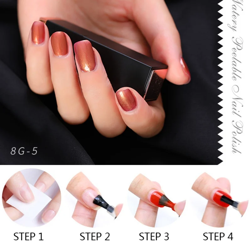 Новый Привлекательный Лак для ногтей на водной основе может снять нетоксичный