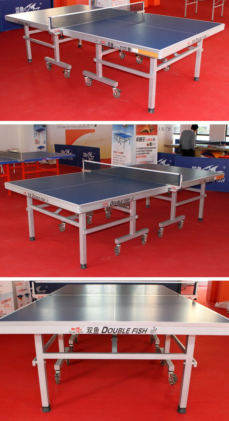 Двойная рыба XIANGYU 328 ITTF одобренный сложенный подвижный пинг-понг Настольный теннис стол для международного соревнования 25 мм толщина