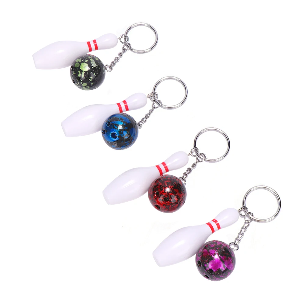 Брелок для ключей Боулинг модный 3d брелок сделай сам с булавкой и