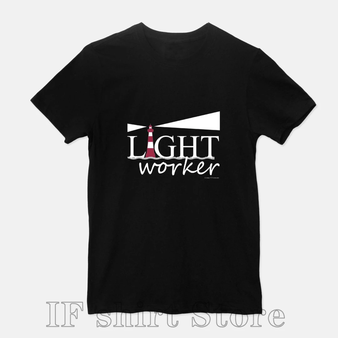 Футболка Lightworker для мужчин и женщин футболка с изображением маяков вдохновляющие