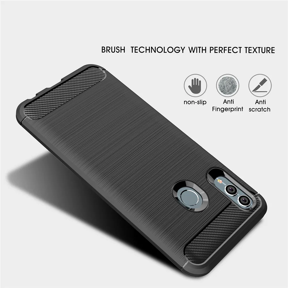 Прочный Броня мягкий TPU чехол для Huawei P Smart 2019 Plus Чехол устойчивый противоударный