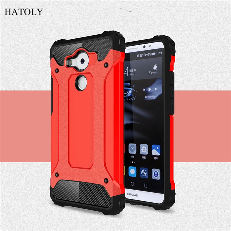 For Huawei Mate 8 Case Silicone Rubber Armor Shell Hard PC Back Phone Cover Protective | Мобильные телефоны и аксессуары