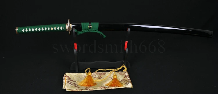

Japanese samurai 1095 T10 katana sword high carbon steel eagle tsuba unokubi zukuri real hamon full tang blade can cut bamboos