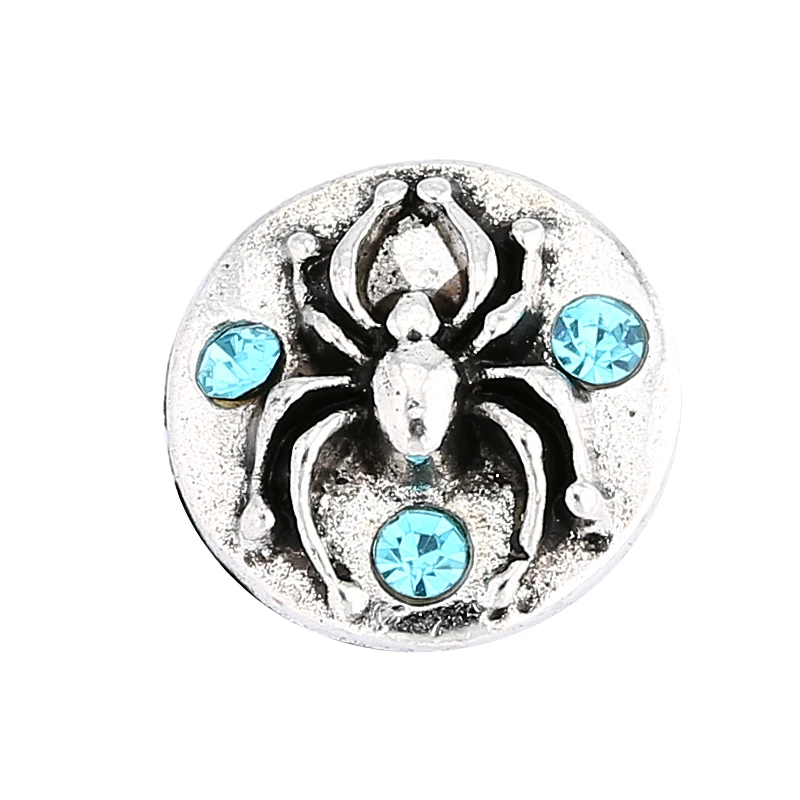 10pcs/lot Spider 12MM Snap Jewelry Mini Metal Buttons fit 12mm Bracelet Bangle Earrings Necklaces | Украшения и аксессуары