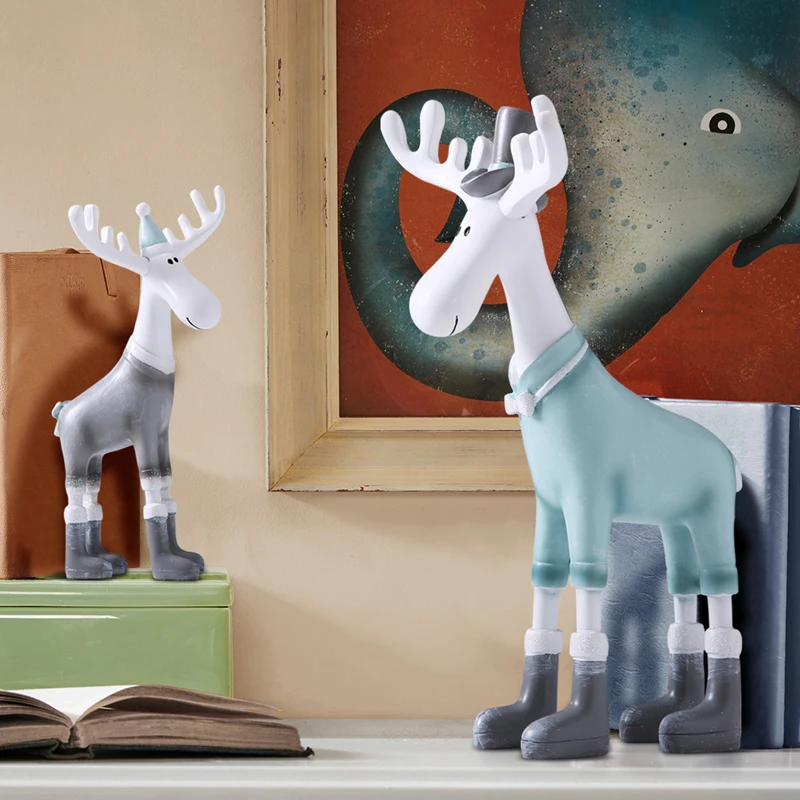 Фигурка оленя из каучука 1 шт.