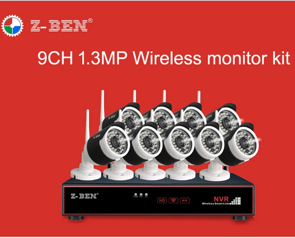 ZBEN 9 nChannel AHD DVR H/AHD M 720 P/960 P/1080 P Безопасность цифровой видеорегистратор системы