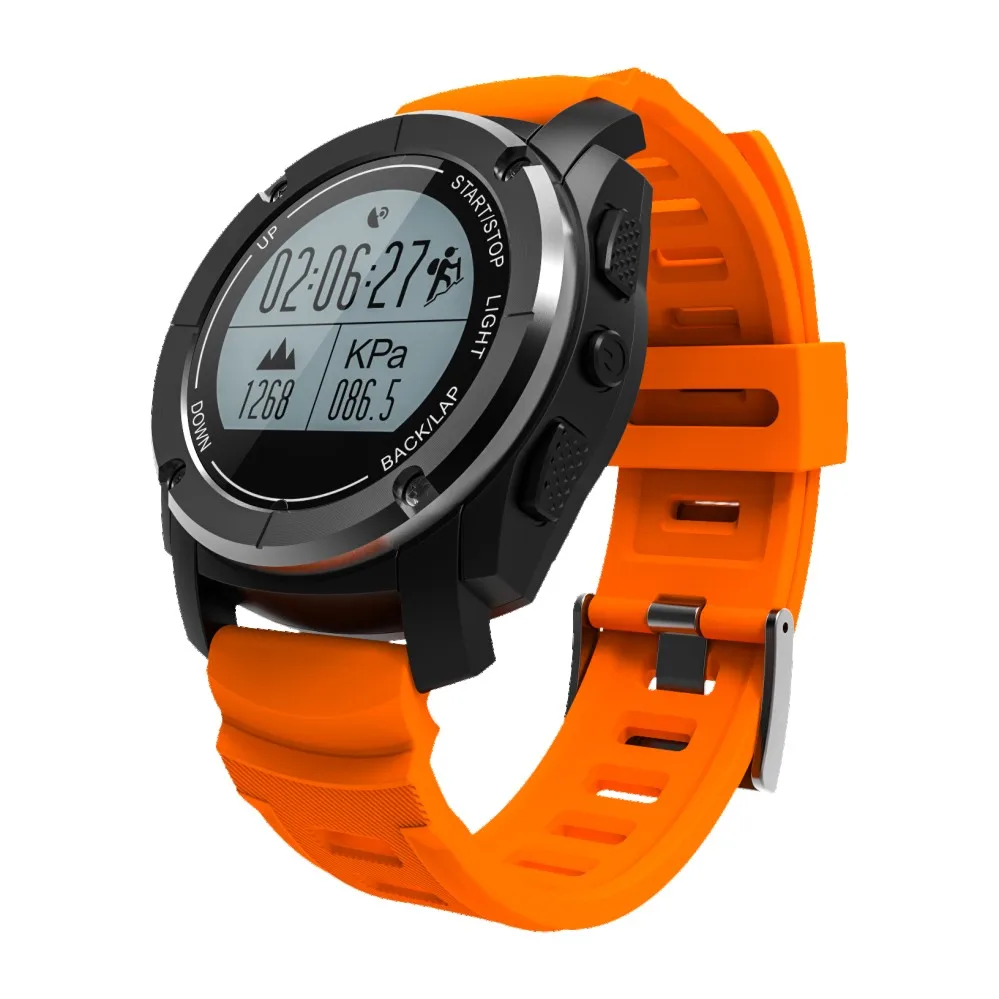 Смарт-часы Smartch S928 в режиме реального времени с треком сердечного ритма Bluetooth 4 0 gps