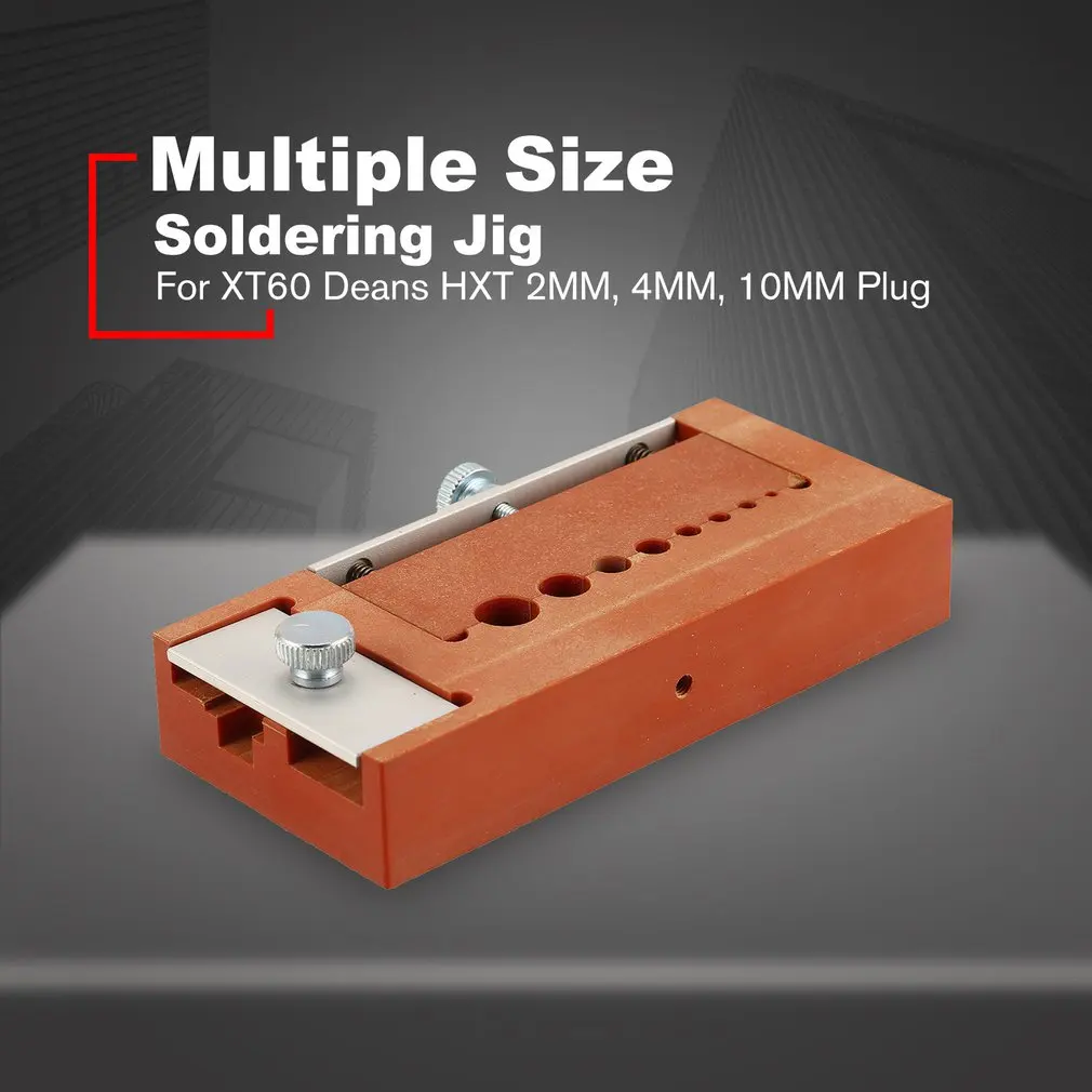 RC модель инструмента фенольная пайка джиг для нескольких размеров XT60 Deans HXT 2 мм 4 10