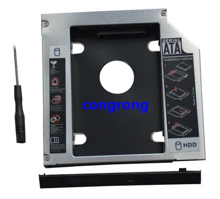 9 5 мм 2nd SATA HDD SSD жесткий диск Caddy адаптер для Lenovo Y410 Y410P Y410PT Z500 |