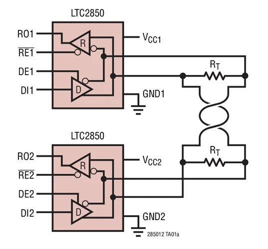 Приемопередатчик LTC2851CMS8 LTC2851IMS8 LTC2851HMS8 LTC2851 3 V 20 Мбит/с RS485/RS422|transceiver| |