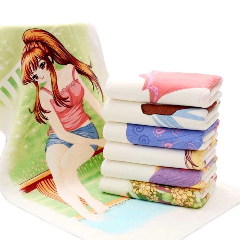 Волшебное полотенце RUBIHOME из полиэстера для лица сексуальная девушка подходит