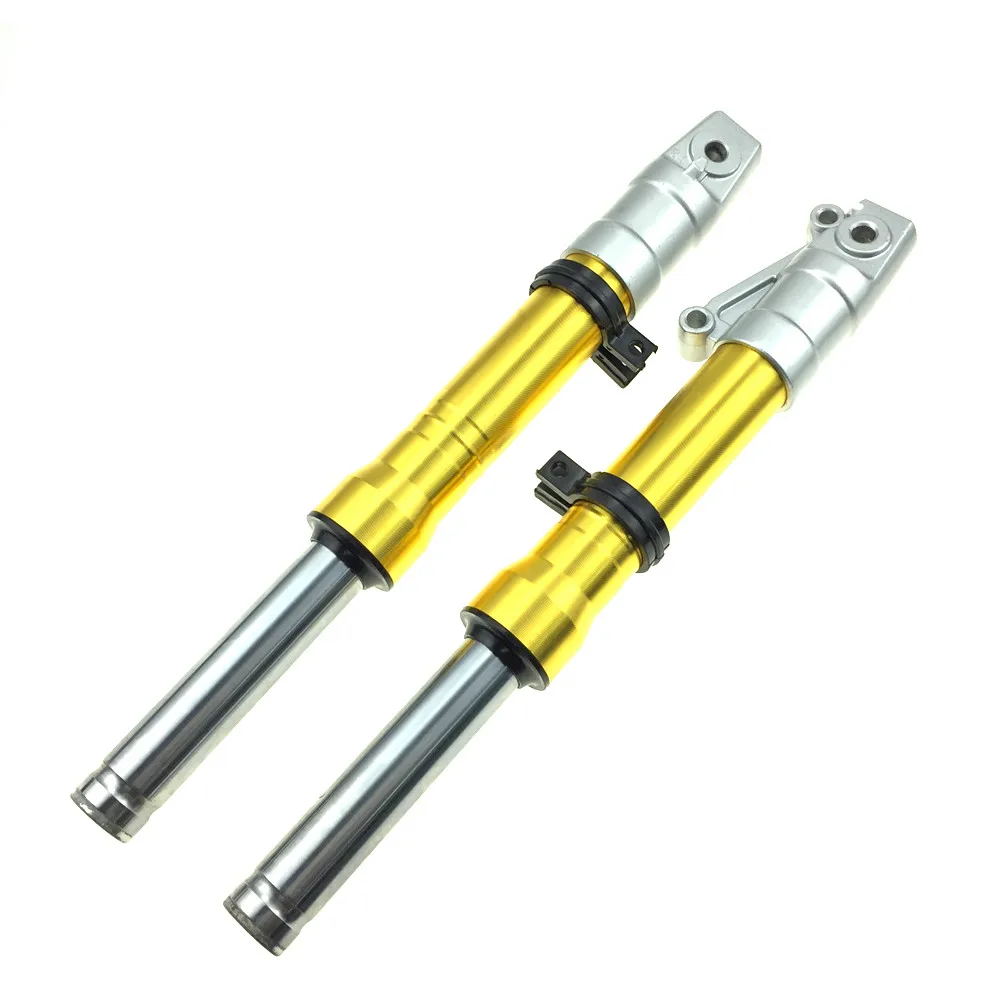 Для мотоцикла HONDA скутер DIOAF18 AF28 AF34 AF35 AF36 AF56 Z4 дисковые тормоза Модифицированная передняя подвеска передний амортизатор - Цвет: 370mm-gold