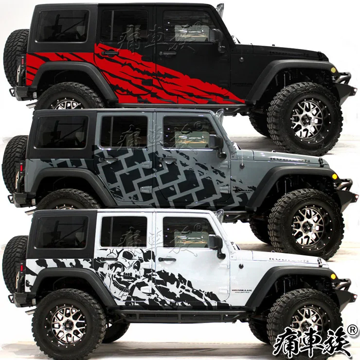 Наклейки для автомобиля, декоративные наклейки для Jeep Wrangler